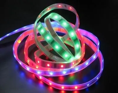 Silicon Cover Ip65 Rgb Change Color 14.4w 5050 Smd 60led/m Flexible Led Strip Lights
