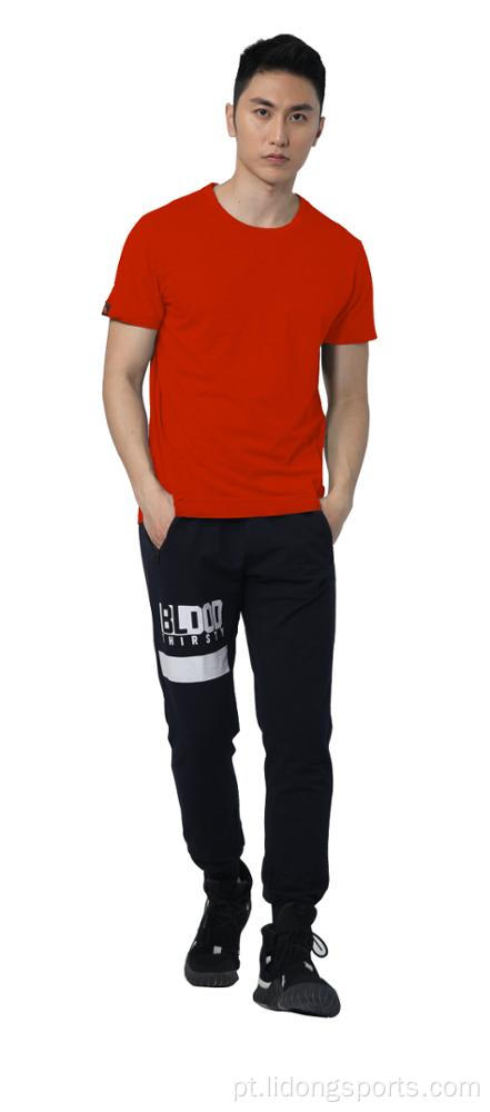 Camisetas brancas masculino masculino puro esportes