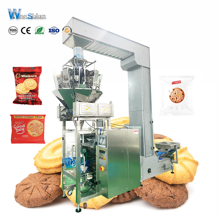 WPV200 Biscuit Snacks Sceller Sceller Paying Packaging Machine