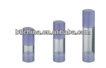 cosmetic airless bottle for purple