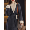 Casual cashmere coat on both sides