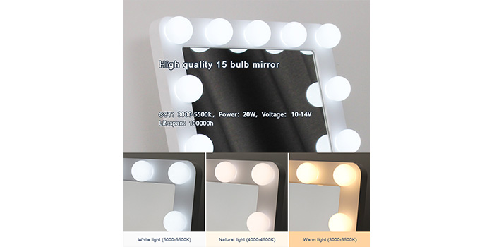 hollywood mirror lights