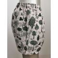 Cartoon animal print men's beach shorts