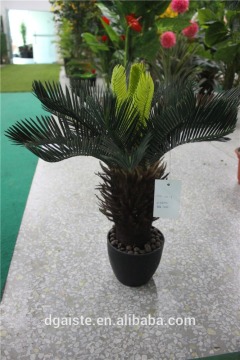artificial bonsai plant Cycas man made potted cycad tree