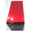 Square Red Color Coffee Tin Box