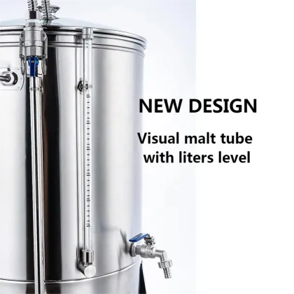 Durable Restaurant Beer Brewing Equipment: 304 Stainless Steel Fermenting Machinery