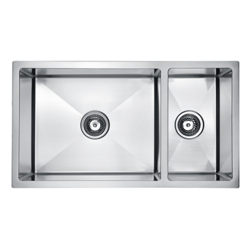 Kitchen lavabo 70/30 doub bòl undermount koule