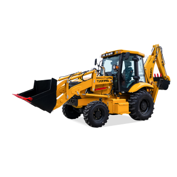 OEM nuevo 4WD 2.5ton Diesel Back Hoe Loader con controlador de joystick hidráulico - precio barato