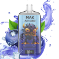 MAK AK16000 Puffs Disposable Vape Rechargeable Device