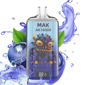 MAK AK16000 Puflar Tek Kullanımlık Vape Şarj Edilebilir Cihaz