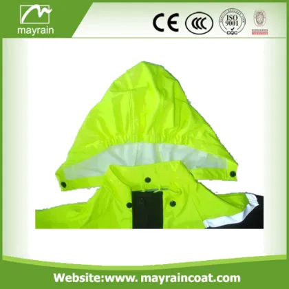 PU Children Green Rainsuits
