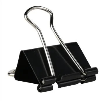 High Quality Black 15mm Metal Binder Clips by Manufacturer