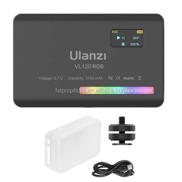 Ulanzi VL120RGB: Multi-Scene Dual Color Temperature Fill Light for Phone & Camera