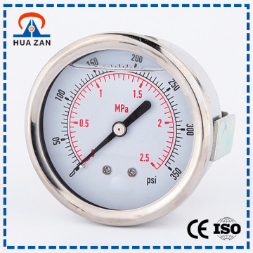 Stainless Steel Professional Oil Liquid Filled Pressure Meter
