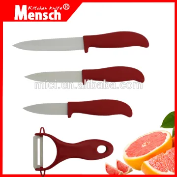 4pcs great kitchen helper ceramic family cooking knife