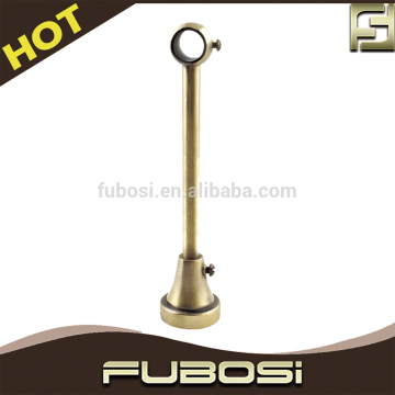 Fashion single gold curtain rod bracket/ drape rod brackets
