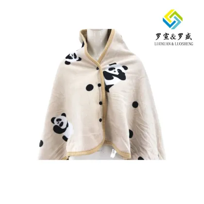 Panda cartoon Felt Blanket