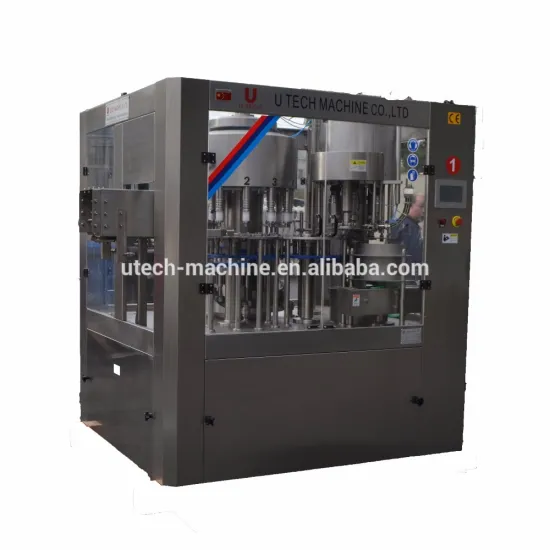 PLC controlled rotary head eliquid filling machine plastic bottle oil bottle filler capper
