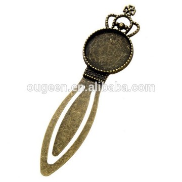 2015 metal bookmark vintage crown cross fancy bookmark