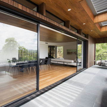 BTL Thermal Break Aluminum 4 Panel Sliding Door