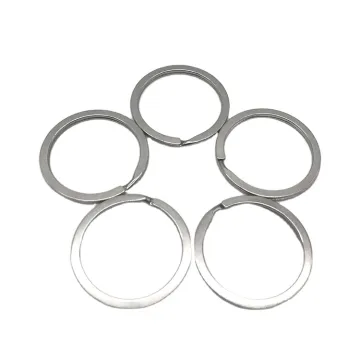 Wholesale Stainless Steel Split Ring Key Rings 35mm Round Promotional Keyrings