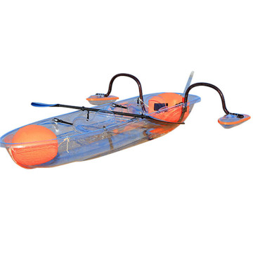 3 Seat Kayak Blue Ocean Glass Bottom Canoe