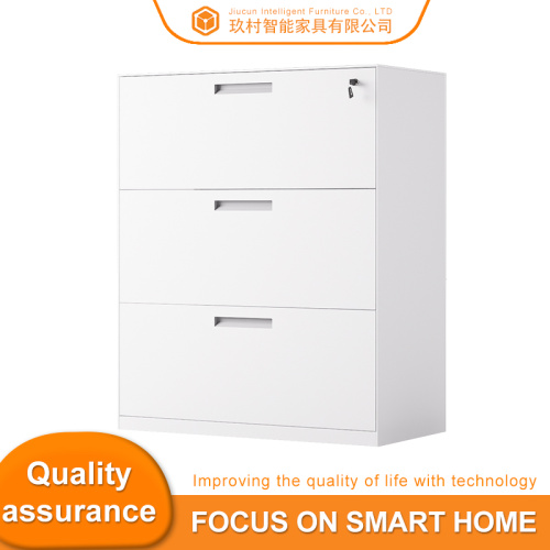 Знізу ідэальная шафа з трыма скрынямі