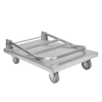 Carro con plataforma de cocina plegable