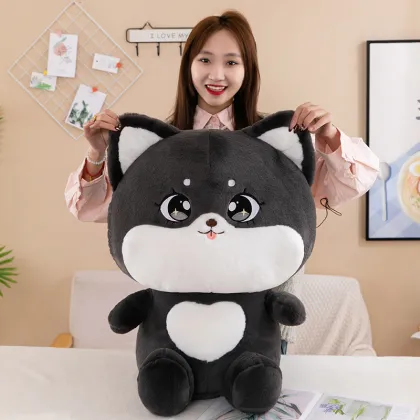 Black Cat Plush Toy - Adorable Black Cat Kitten Doll