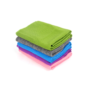 New arrival Wholesale Custom Print Microfiber Non Slip Eco Quick Drying Yoga towel with Silicone Dots