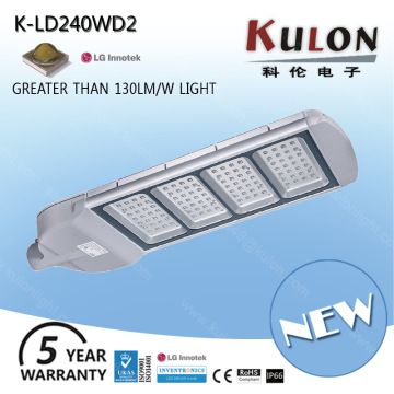 240w parking lot motion sensor led street light