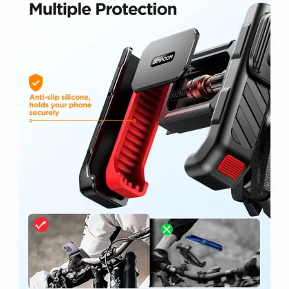 JOYROOM Bike Phone Mount: Adjustable Bicycle Mobile Phone Holder