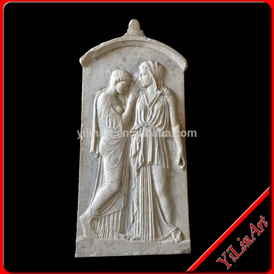 Modern Decorative Marble Stone Relief Wall Sculpture