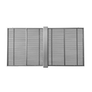LED Display Screen with Glass Window Wall Mesh for Commercial Centers: P3.91 Transparent Flexible Solution