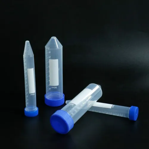 Tubo de centrífuga plástica consumíveis de laboratório