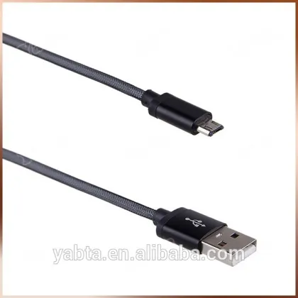 2A Steel Mesh USB 2.0 Charge & Data Sync Cable Line for iphone lightn USB Data Cable 3ft 1meter USB Data Cable