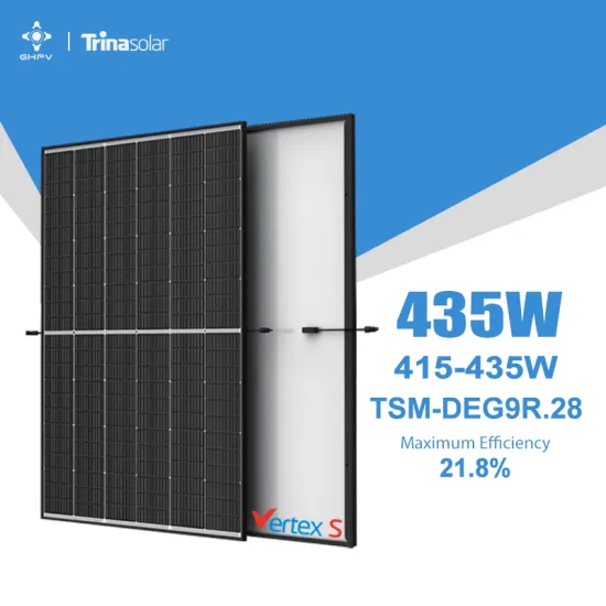 Trina Solar Panels: Vertex S Series - 415W to 435W Module Solar Panels with Black Frame