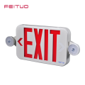 Slim LED EMERGENCY EXIT Combo with Twin Heads