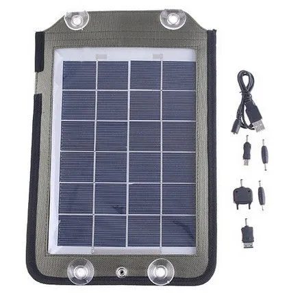 Silver Super-high Capacity Portable Solar Panel Chargers Oem Packing