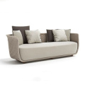 Three-seat sofa (khaki)