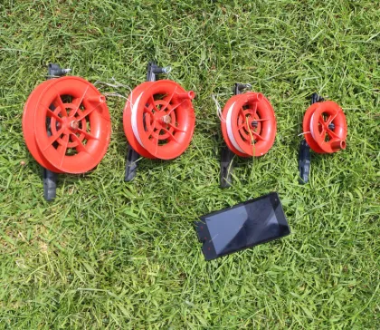 100M Twisted Kite String Line with Red Wheel Reel for Outdoor Play and Children's Kites