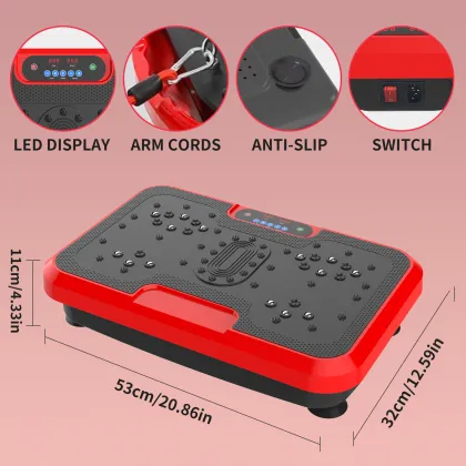Mini Vibration Machine Plate: Body Slim Plate Vibration Platform Super Body Shaper
