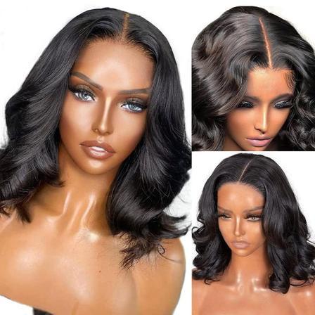 Natural Hairline Synthetic Full Wig Soft Fiber Women Fashion Full Head Wig