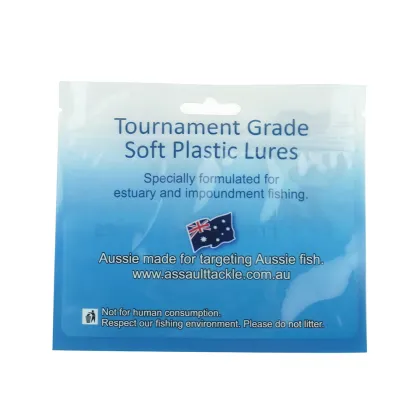 Transparent Plastic Simple Design OEM fishing lure bag for fish bait