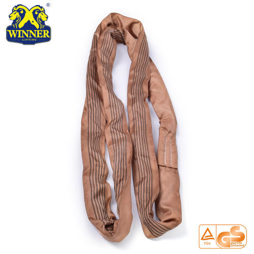 Heavy Duty Polyester WLL 6 Ton Polyester Round Sling