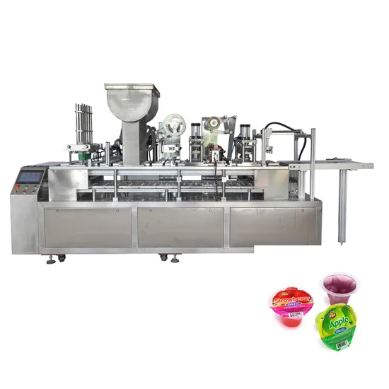 High-Precision Full-Auto Machine for Cup, Cream, Liquid, and Juice Filling and Sealing Packaging