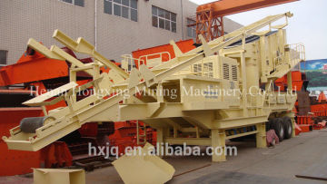 China Mining granite stone mobile crusher