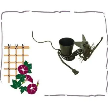 iron flower pot planter