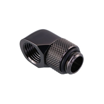 Bykski 90 Degree Angled Fitting, 360 Rotatable Elbow Water Cooling Connector G1/4 F-M Thread, 4 Colors