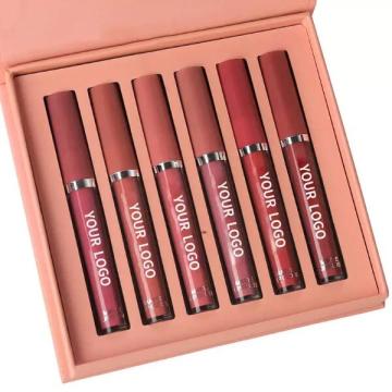 Vegan Matte Liquid Lipstick Waterproof Set - 6 Colors Makeup Kit